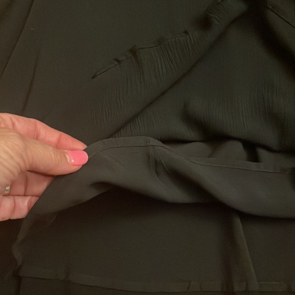 FREE PEOPLE TANK skater summer DRESS. Crochet pierced waist, V back front, sz S - Picture 10 of 12